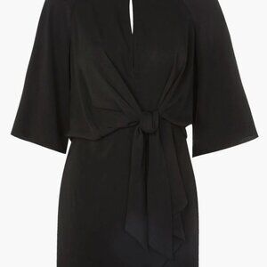 Topshop Knot front mini shift dress - Little Black Dress (LBD)